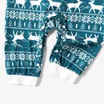 Christmas Reindeer and Snowflake Allover Print Family Matching Pajamas Sets (Flame Resistant)  image 3