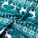Christmas Reindeer and Snowflake Allover Print Family Matching Pajamas Sets (Flame Resistant)  image 5