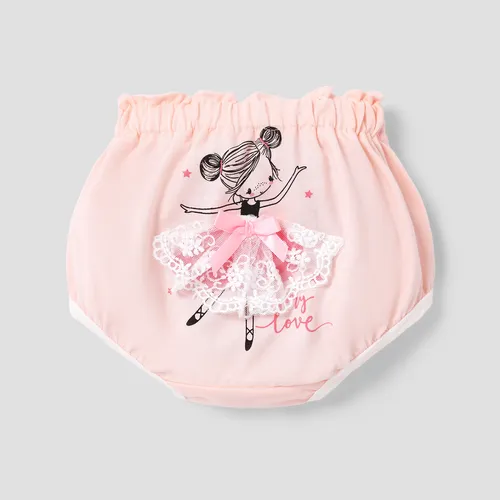 Girls' Sweet 3D Animal Pattern Underwear Set   