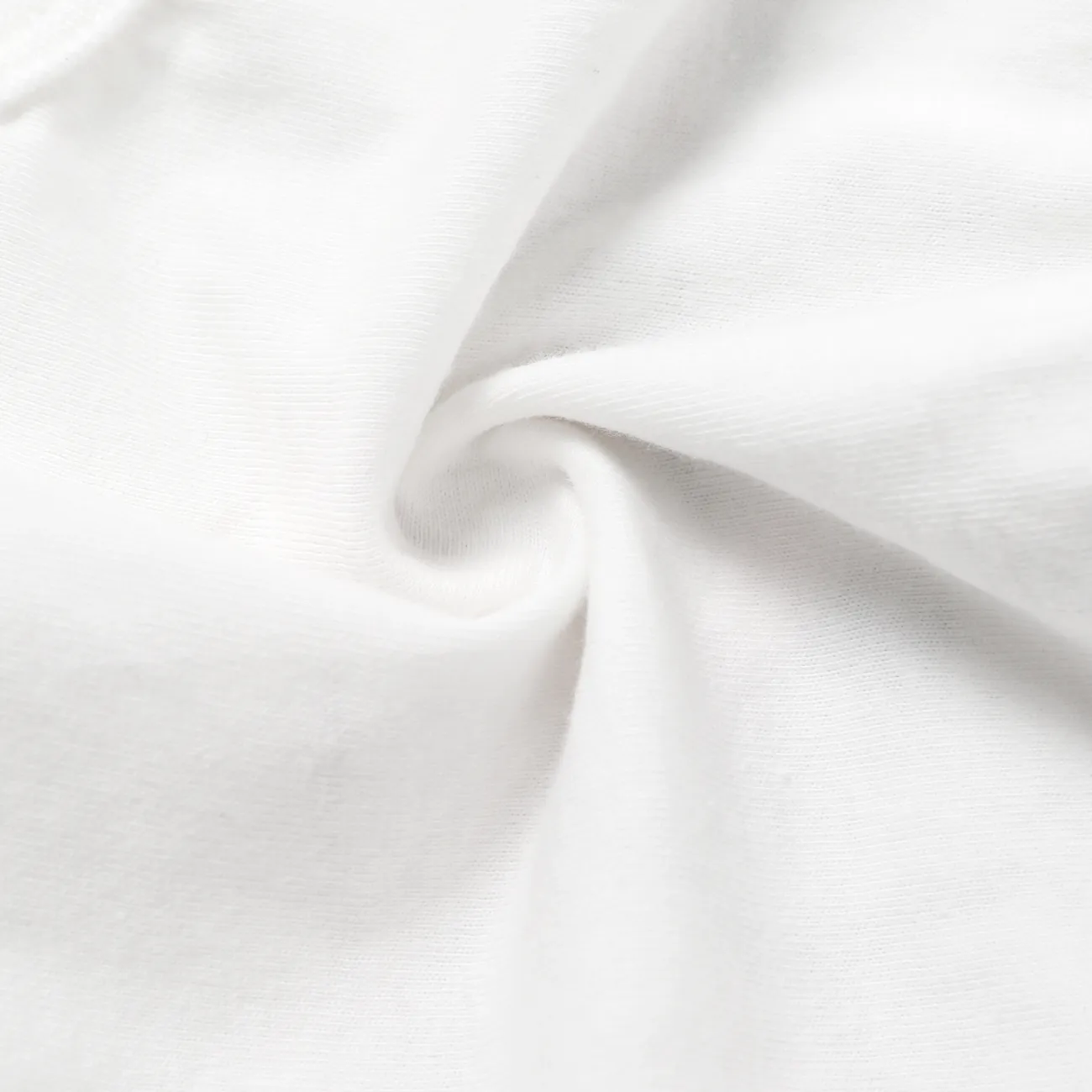 Conjunto de ropa interior para niña con patrón de animales en 3D - Estilo dulce, grosor medio Blanco big image 1