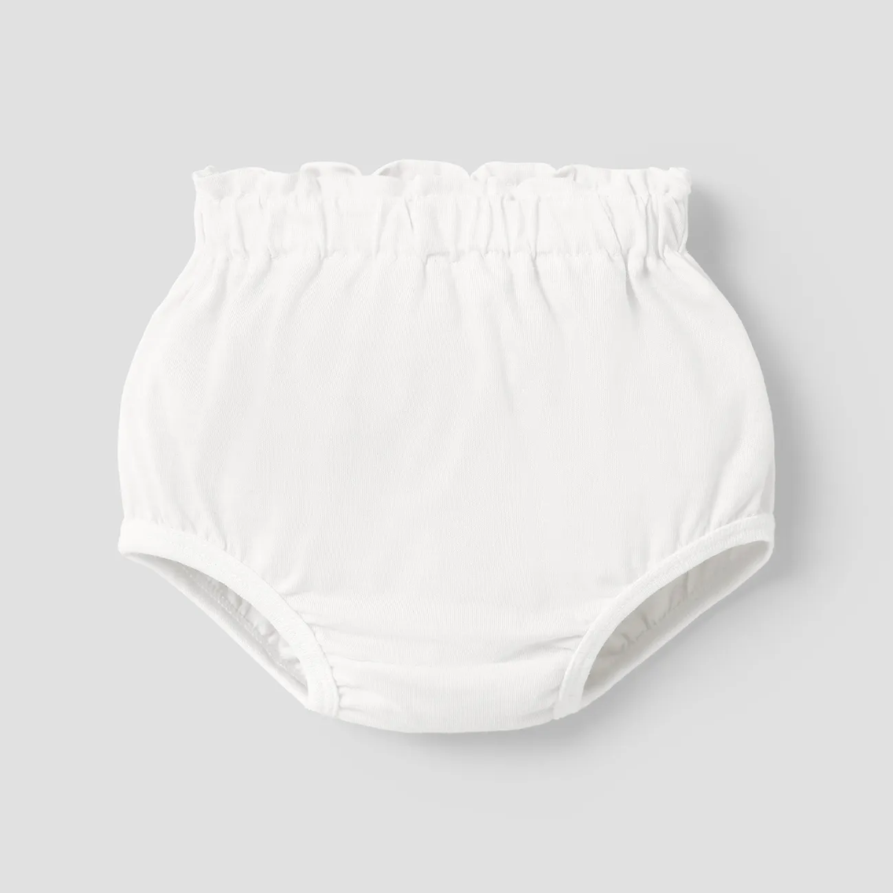 Ensemble de sous-vêtements à motifs d'animaux 3D pour filles - Style doux, épaisseur moyenne Blanc big image 1