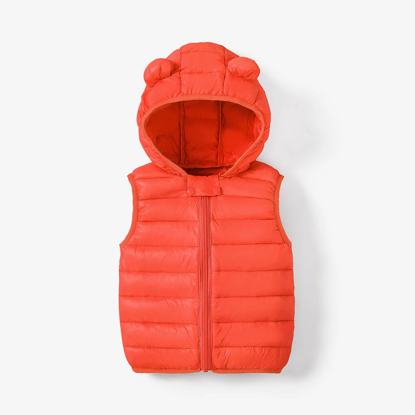 

Toddler Boy/Toddler Girl Hooded Cotton-Padded Jacket Vest