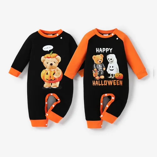 Baby Girl/Boy Halloween Childlike Animal Pattern Bear Jumpsuit