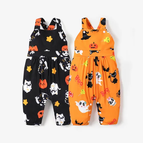 Halloween-Kürbisse Baby Straps jumpsuits