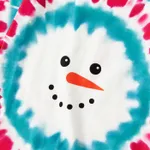 Christmas Snowman Print Family Matching Colorful Pajamas Sets (Flame Resistant)  image 6