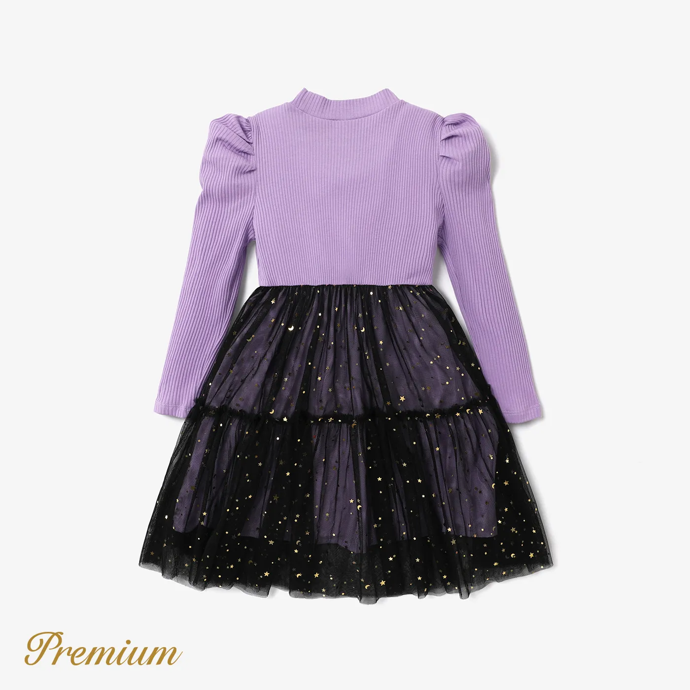 Toddler Girl Halloween Multi-Layered Long Sleeve Dress Set  image 6