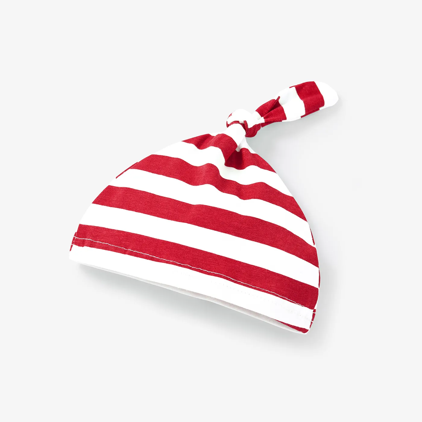 Christmas 2pcs Baby Boy/Girl 95% Cotton Striped Long-sleeve Letter Print Jumpsuit with Hat Set  image 3