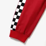 Hot Wheels Kid Boy Colorblock Vehicle Print Long-sleeve Sweatshirt and Elasticized Pants Set  image 4