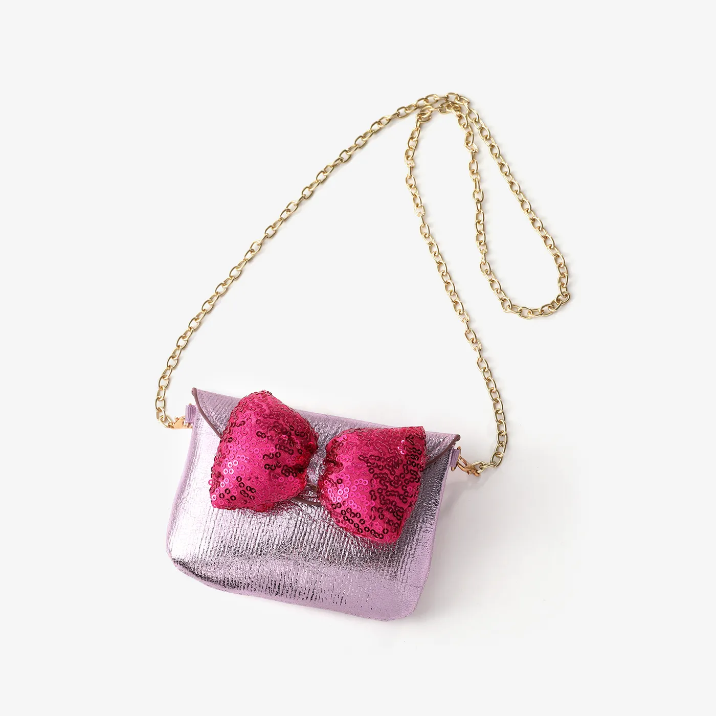 Kids/toddler's  Mini Fashion Chain Crossbody Bag Pink image 2