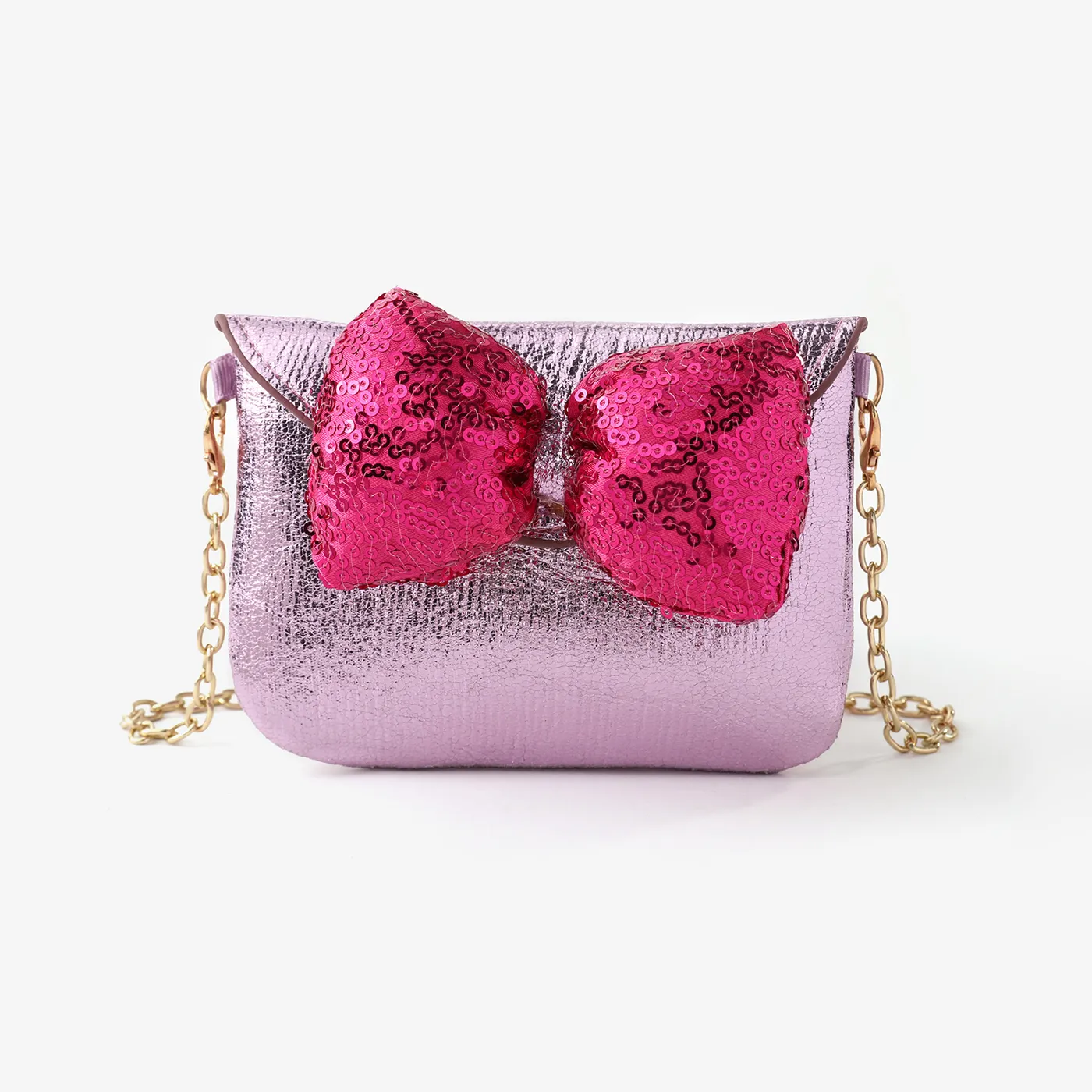 Kids/toddler's  Mini Fashion Chain Crossbody Bag Pink big image 1