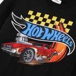 Hot Wheels Kid Boy Vehicle Race Car Print Sweatshirt and Elasticized Pants  image 3