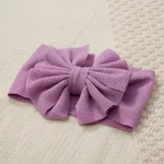 Baby Pure -colored bow hair band Purple