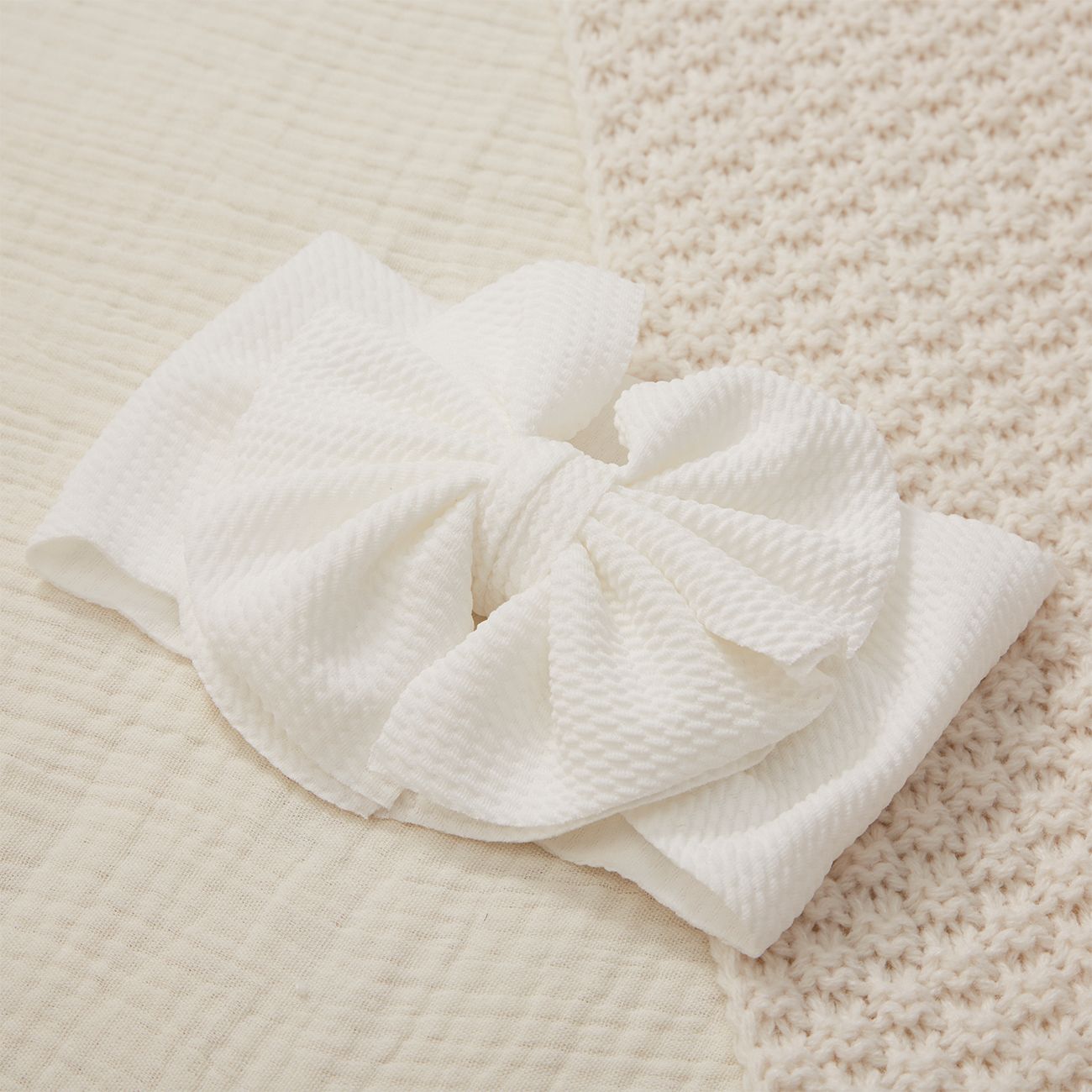 Baby Pure -colored Bow Hair Band