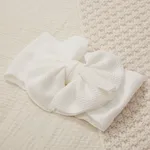 Baby Pure -colored bow hair band White