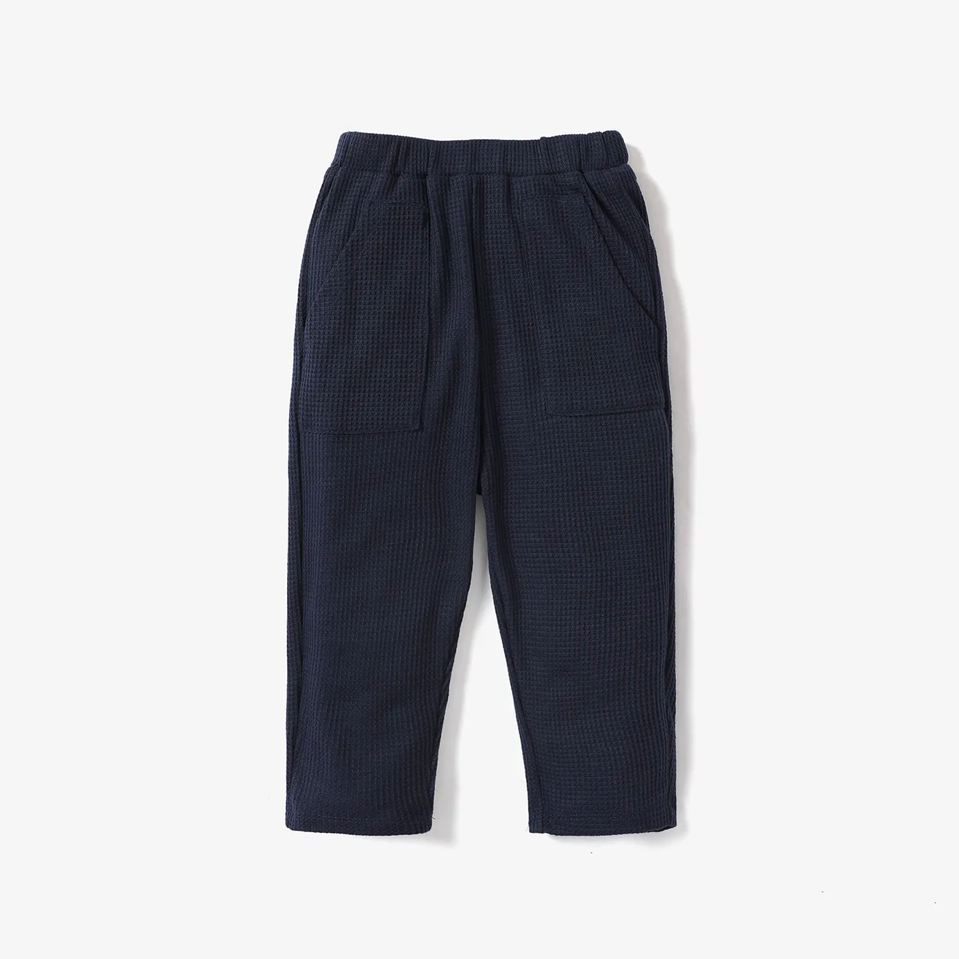 Toddler Boy Medium Thick Casual Harem Pant Deep Blue big image 1