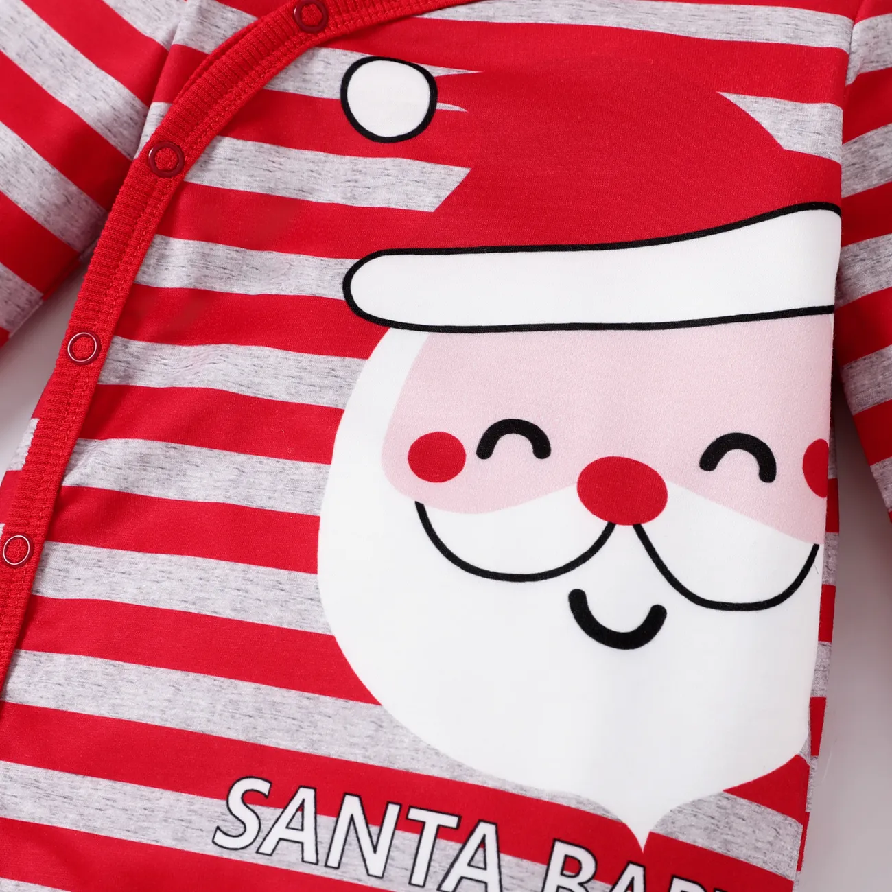 Baby Girl/Boy Cute Christmas Long Sleeve Jumpsuit White big image 1