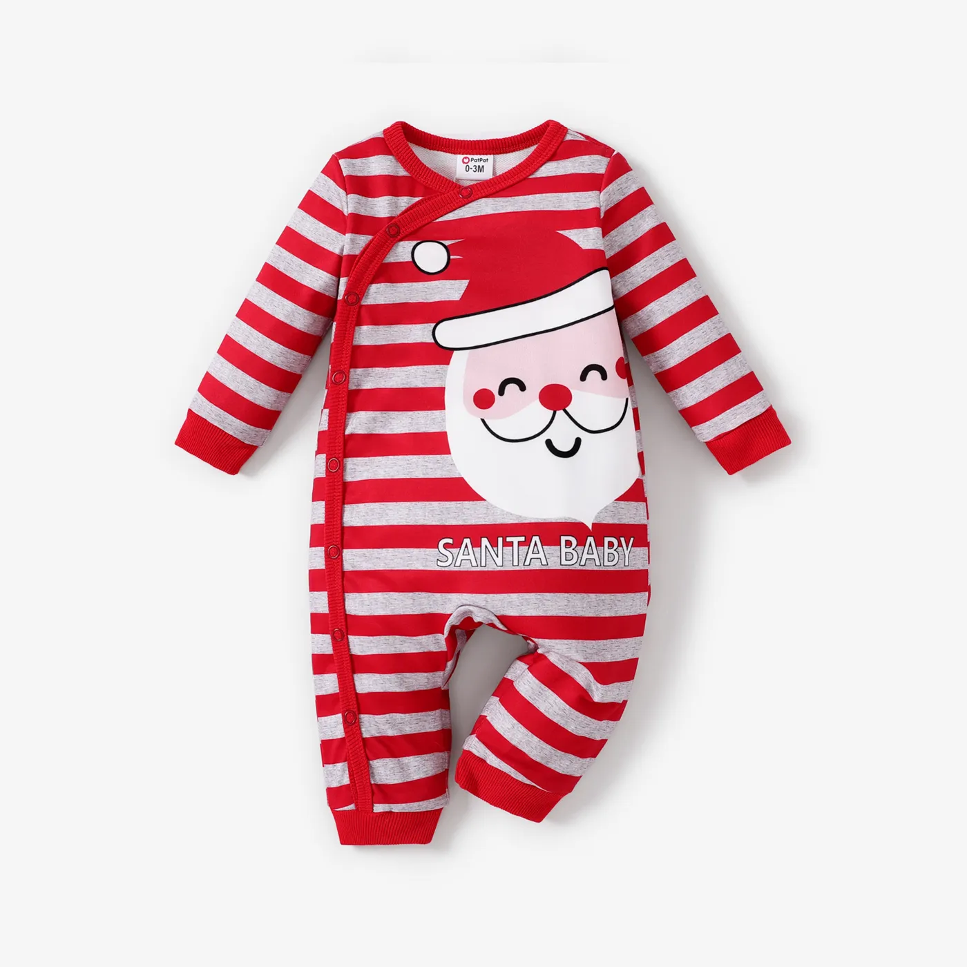 Baby Girl/Boy Cute Christmas Long Sleeve Jumpsuit White
