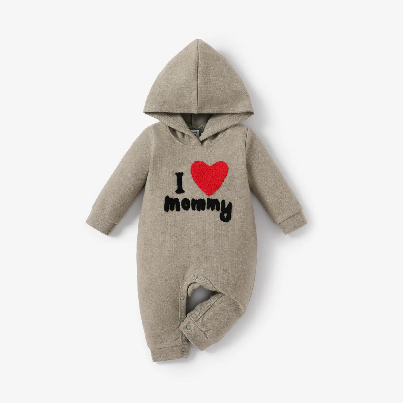 Baby Girl/Boy Basic Letter Jumpsuit  Light Green
