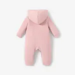 Baby Girl/Boy Basic Letter Jumpsuit  Pink image 2