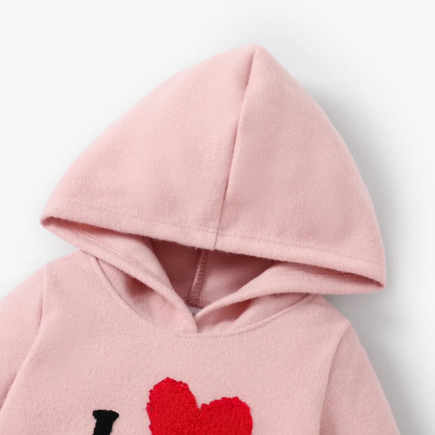 Baby Girl/Boy Basic Letter Jumpsuit  Pink image 4