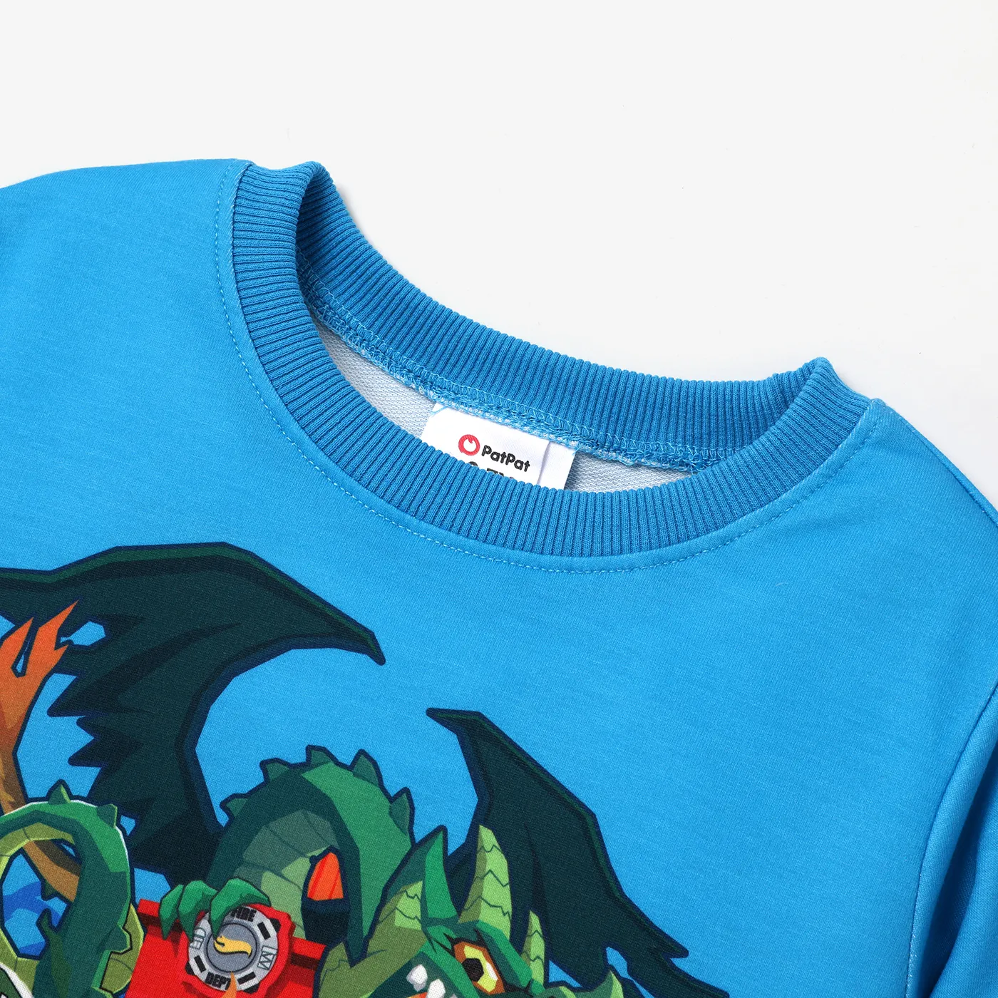 Hot Wheels Kid Boy Character Print Long-sleeve Top and Pants Blue image 4
