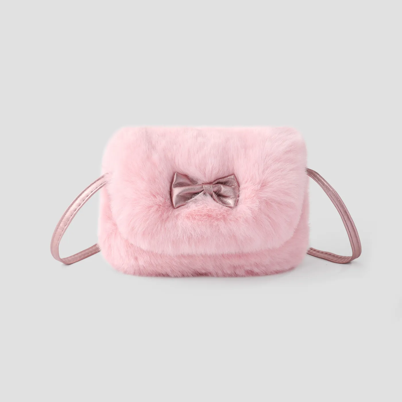 Kids/toddler Furry feel, Versatile & fashion & foreign style small bag, coin purse, one-shoulder and cross-body dual-use for Girl  big image 1