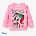 Disney Mickey and Friends Toddler Girl Christmas Character Print Sweatshirt  image 1