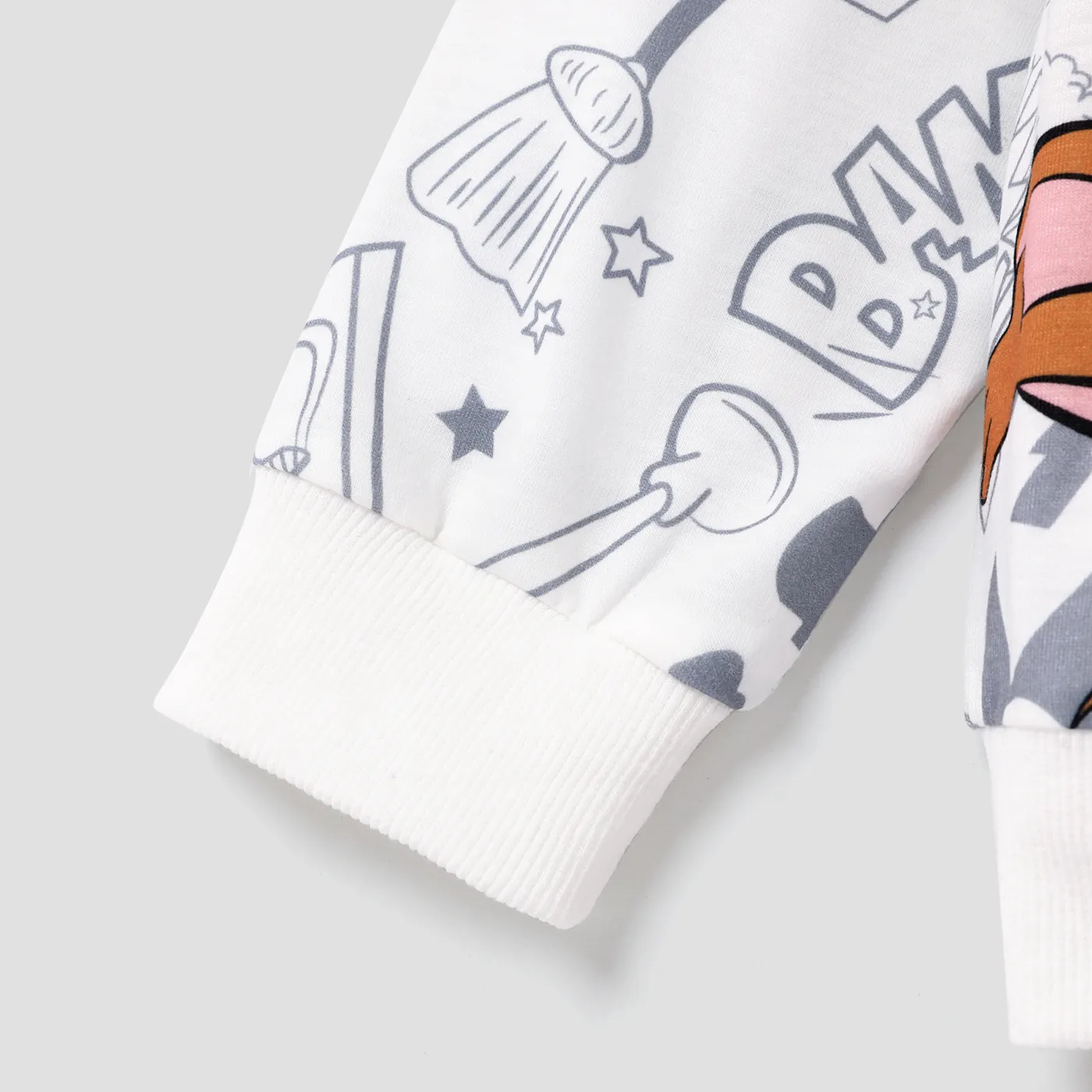 Tom and Jerry Kid Boy Character Print Hooded Sweatshirt  image 4
