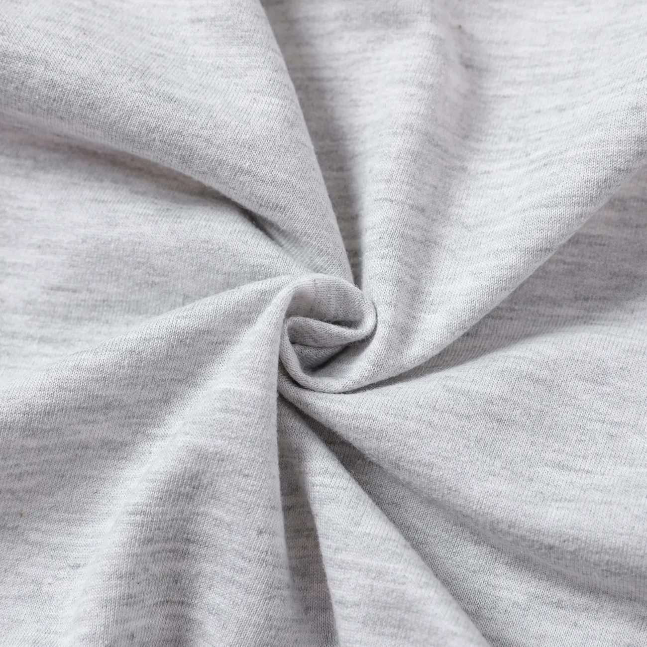 2pcs Baby Boy/Girl Long-sleeve Plaid Print Bear Embroidered Sweatshirt and Sweatpants Set Light Grey big image 1