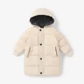Toddler/Kid Boy/Girl Hooded Button Design Cotton-Padded Coat  image 2