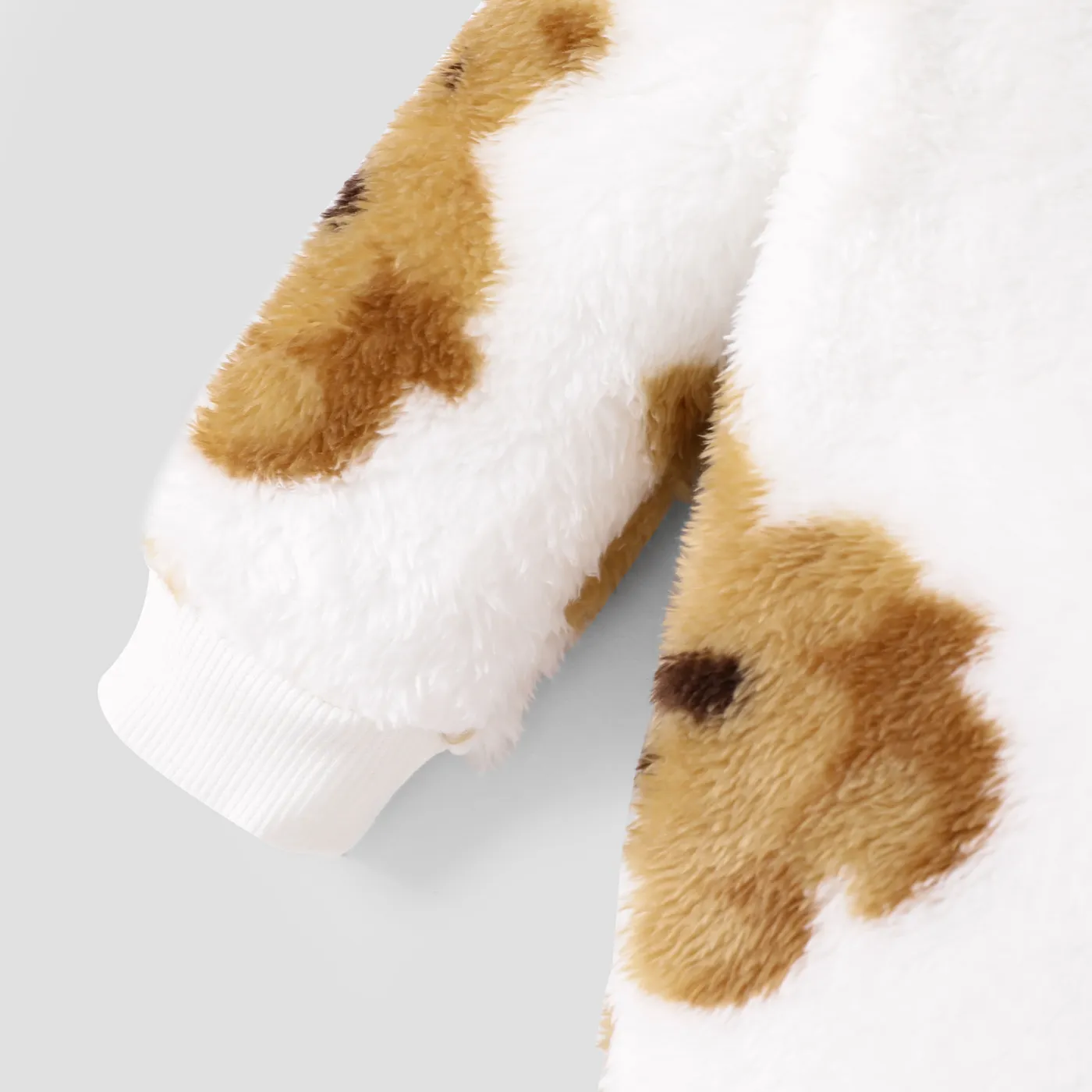 2pcs Baby Girl/Boy Basic Solid Color Long Sleeve Jumpsuit White image 4