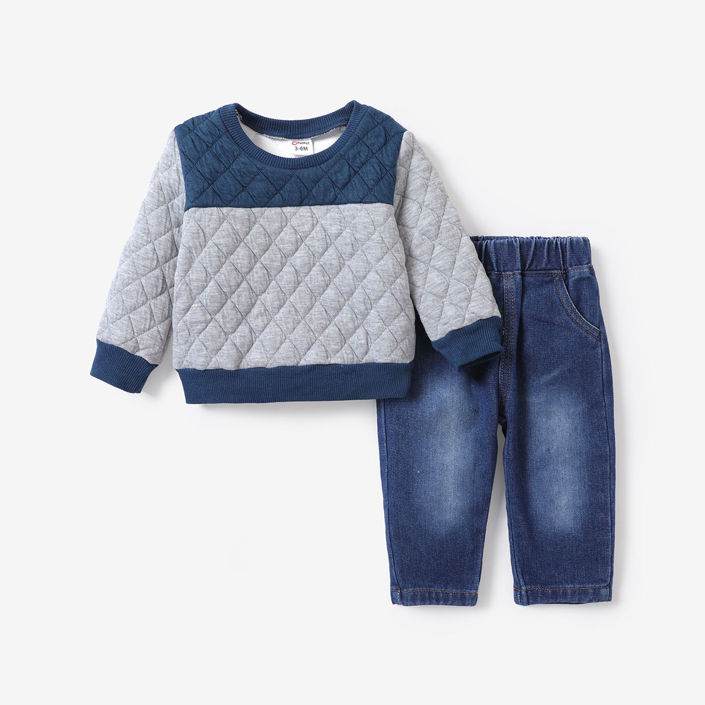 2pcs Baby Boy Ensemble Avant-gardiste élégant