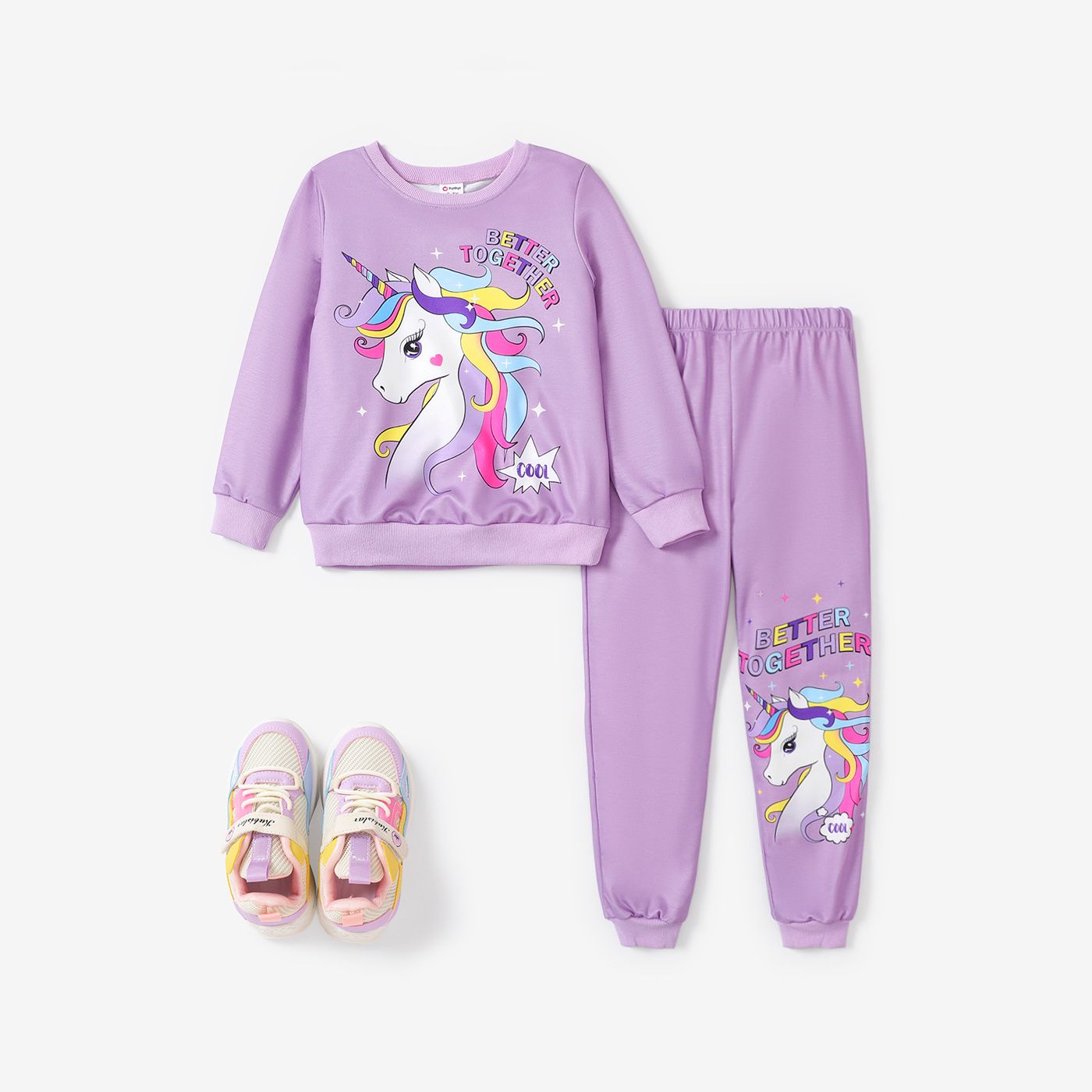 

2PCS Kid Girl Sweet Animal Pattern Top/ Pant Set