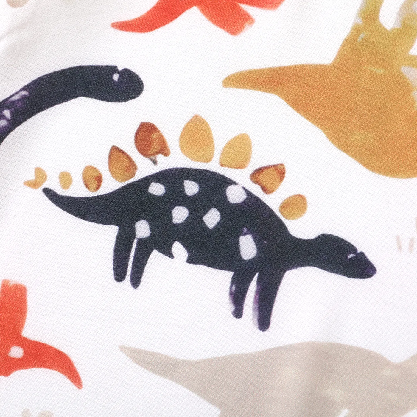 Toddler Boy Animal Dinosaur Print Pullover Sweatshirt White image 5