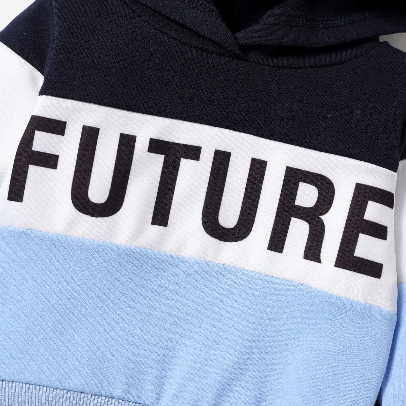 2pcs Baby Boy Letter Classic Long Sleeve Set Blue image 4