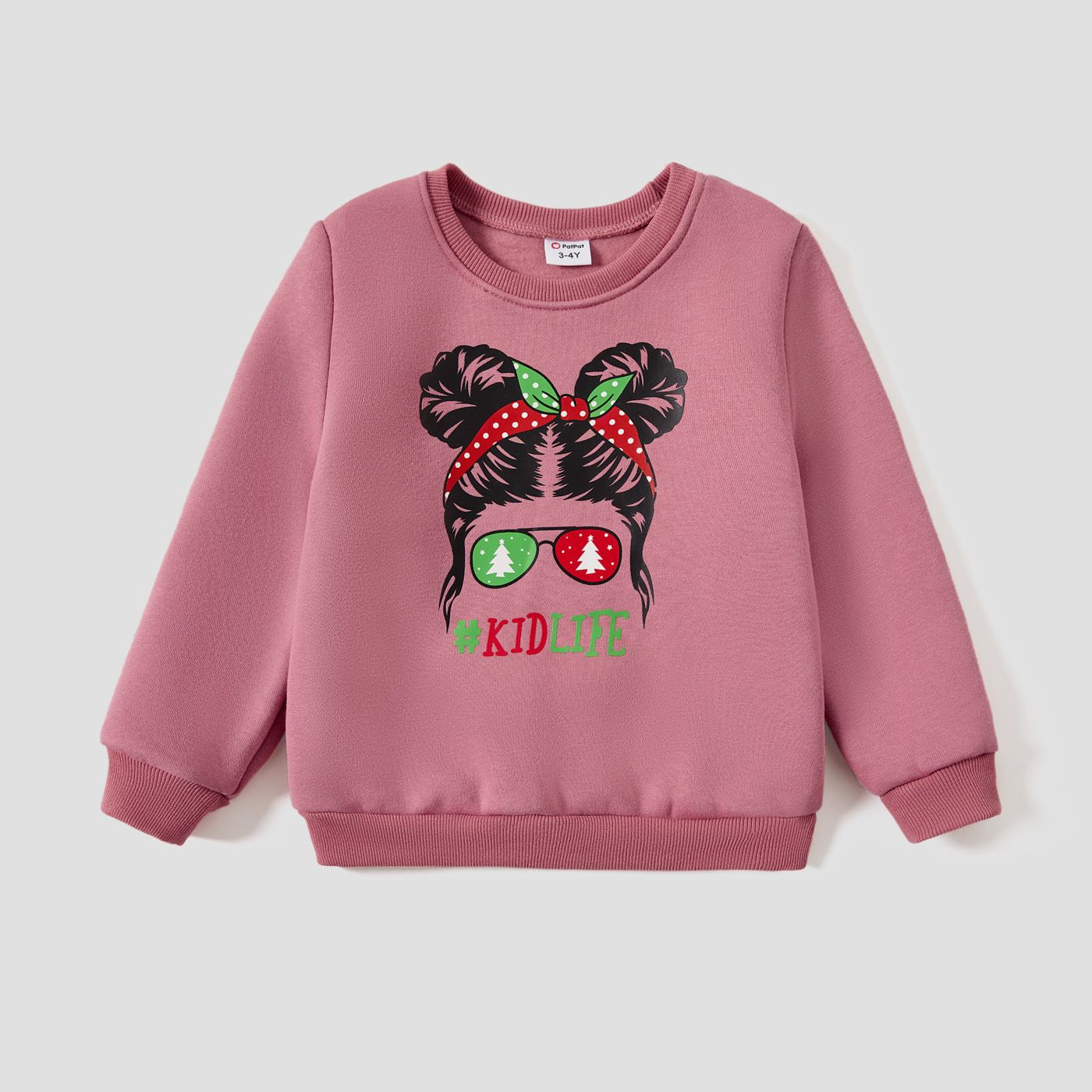 

Mommy and Me Family Matching Characters Print Long Sleeve Tops