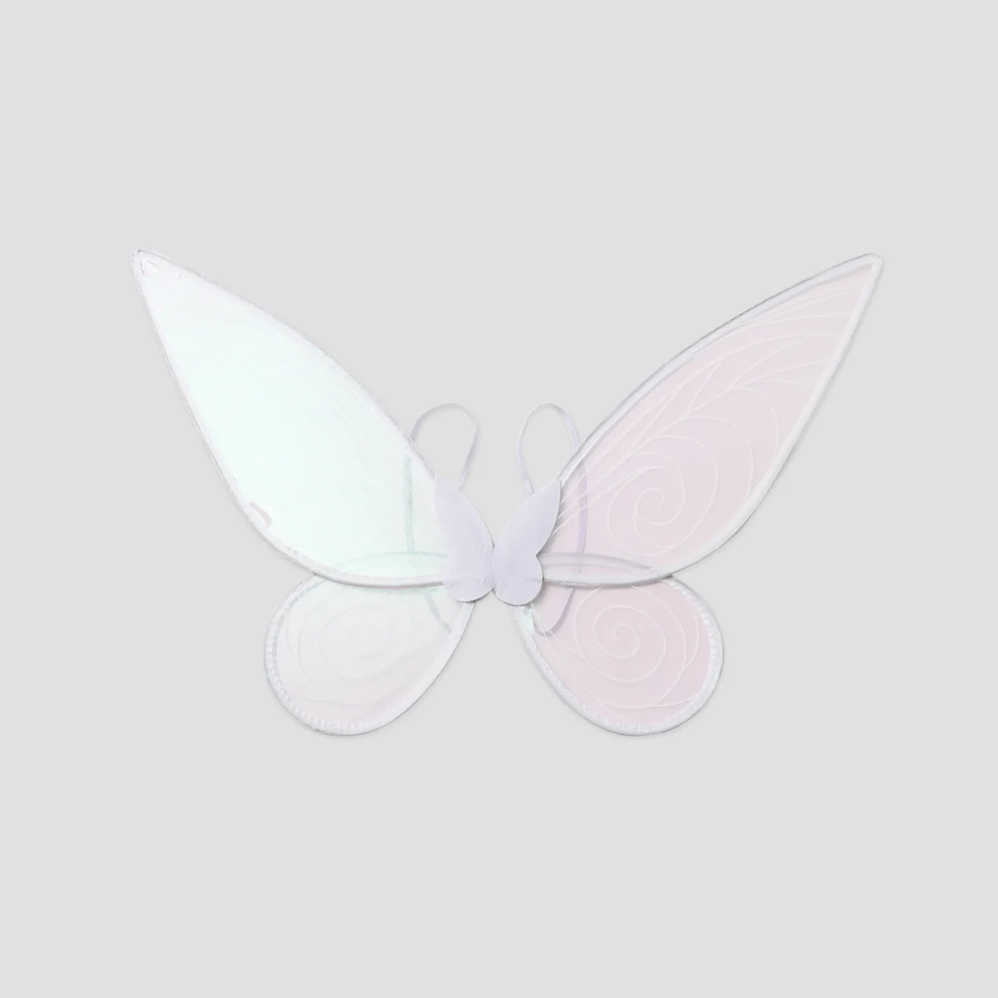 Kid Girl 3D Floral Butterfly Applique Mesh Panel Flutter-sleeve Fairy Dress  image 4