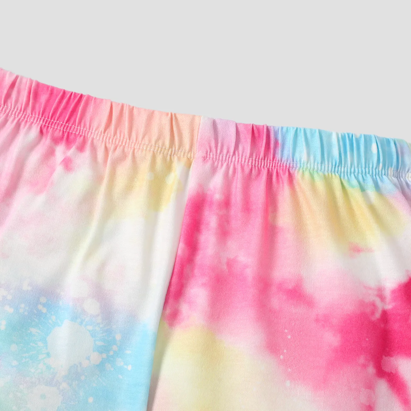 2PCS Kid Girl Basic Pajamas Top/ Pants Set   image 5