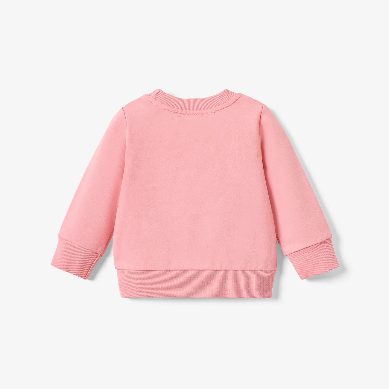 Baby Unisex Kindlich Langärmelig Sweatshirts rosa big image 1