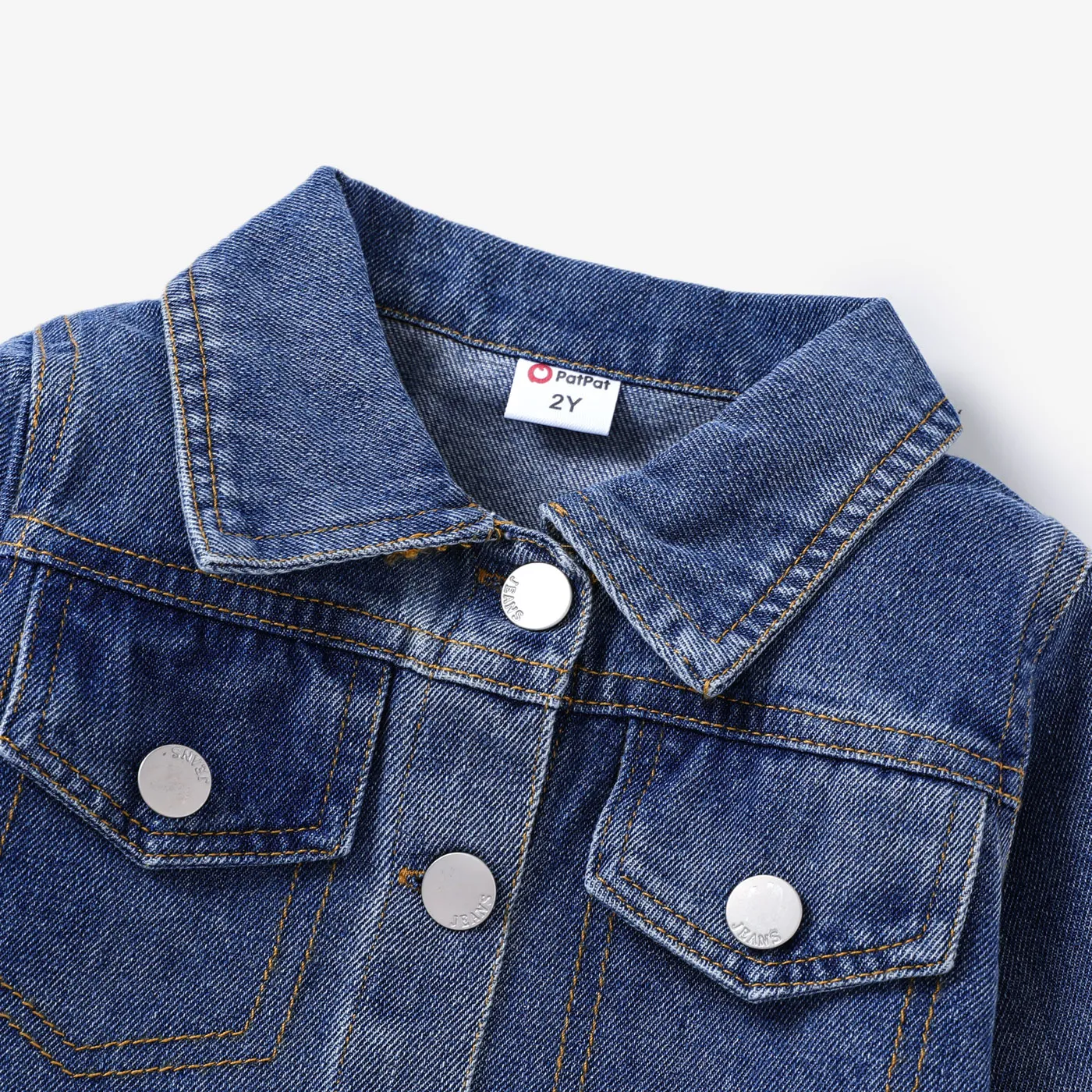 Toddler Girl Unicorn Animal print Denim Jacket Blue image 3