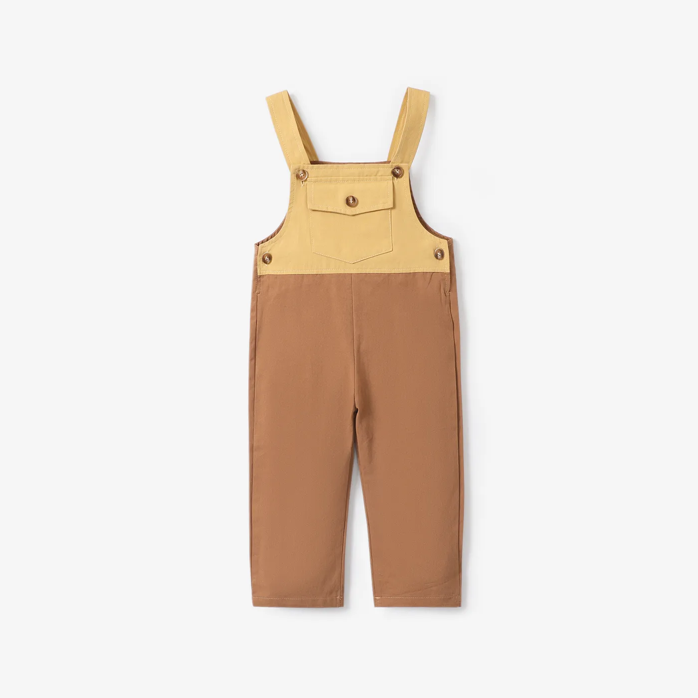 Toddler Boy/Girl Color-blocking Utility Overalls   big image 1