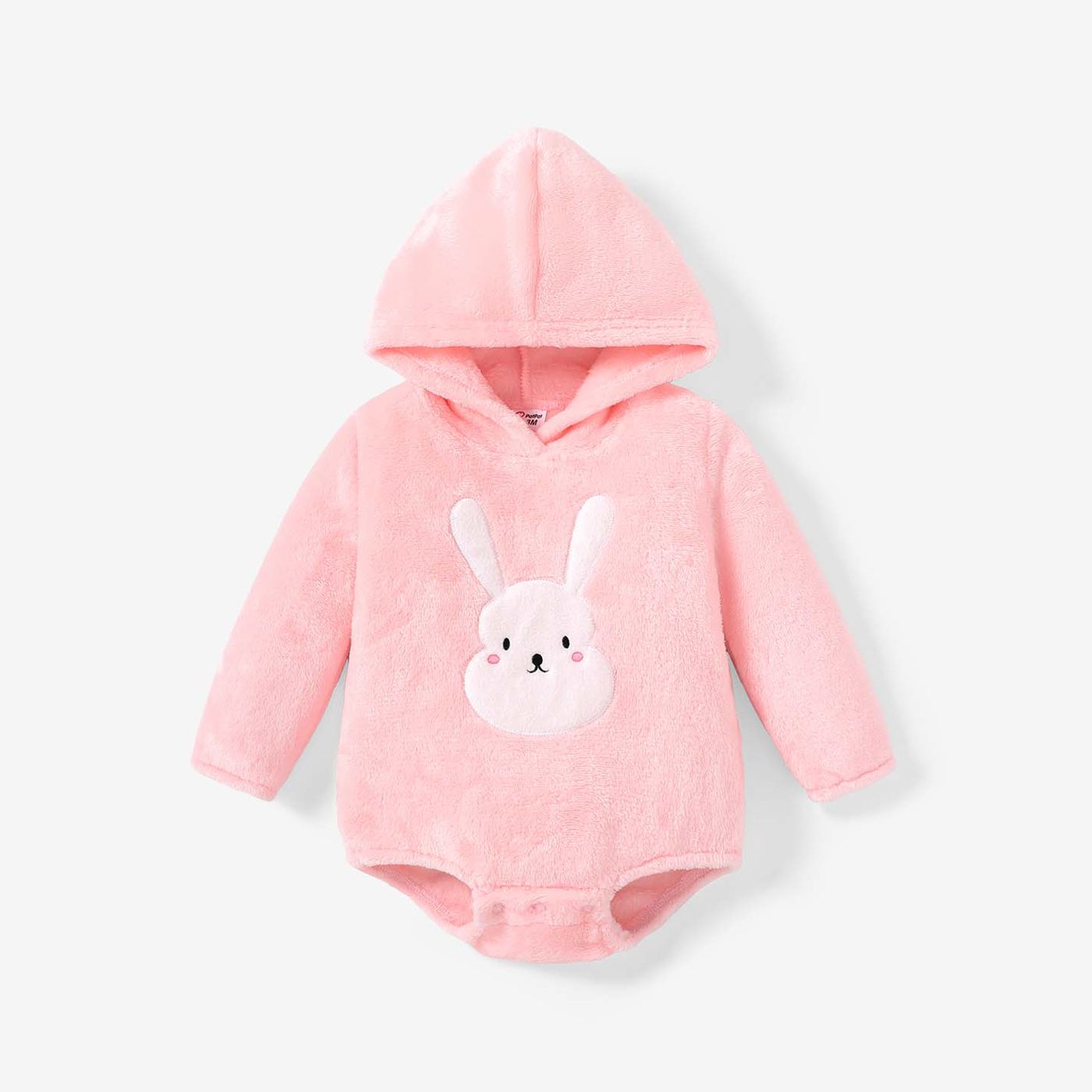 Baby Girl  Rabbit Animal Pattern Hooded Romper