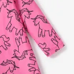  2pcs Toddler/Kid Girl Unicorn Pajamas Set   image 4