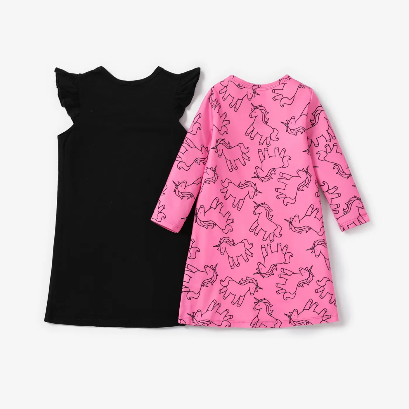  2pcs Toddler/Kid Girl Unicorn Pajamas Set   image 2