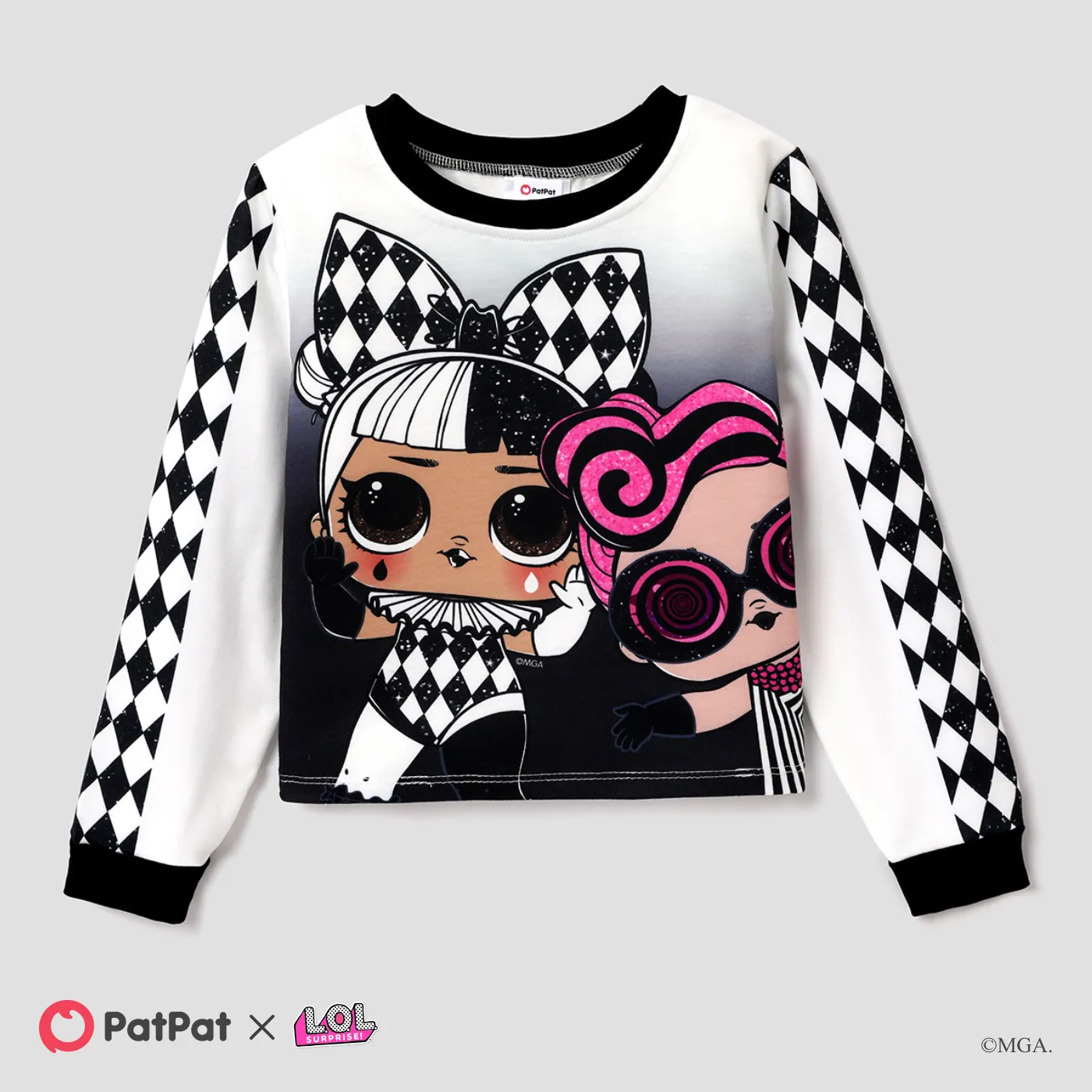 L.O.L. SURPRISE! Kid Girl Character Print Pullover Sweatshirt  big image 1