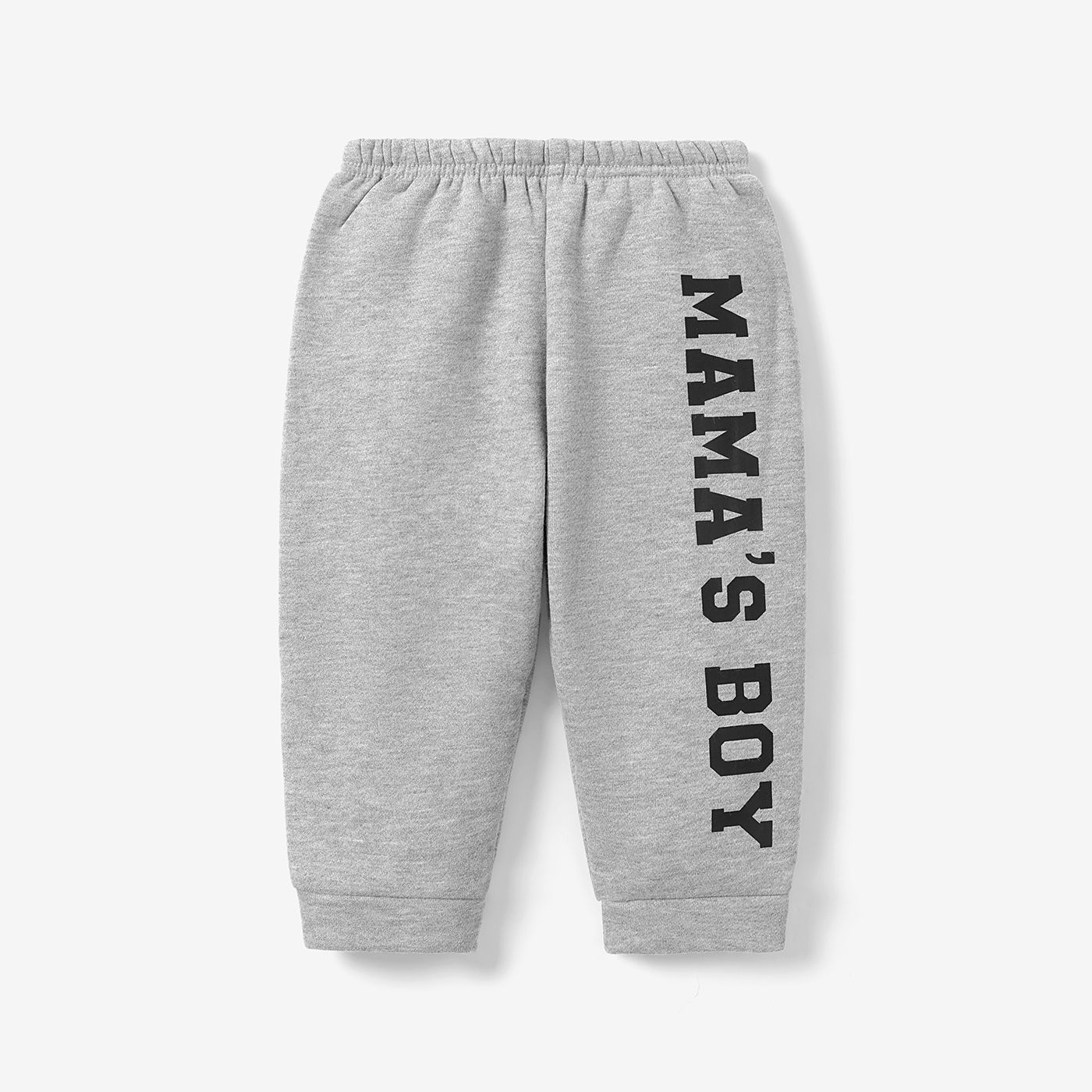 

Baby Boy Thermal Lined Letter Print Sweatpants