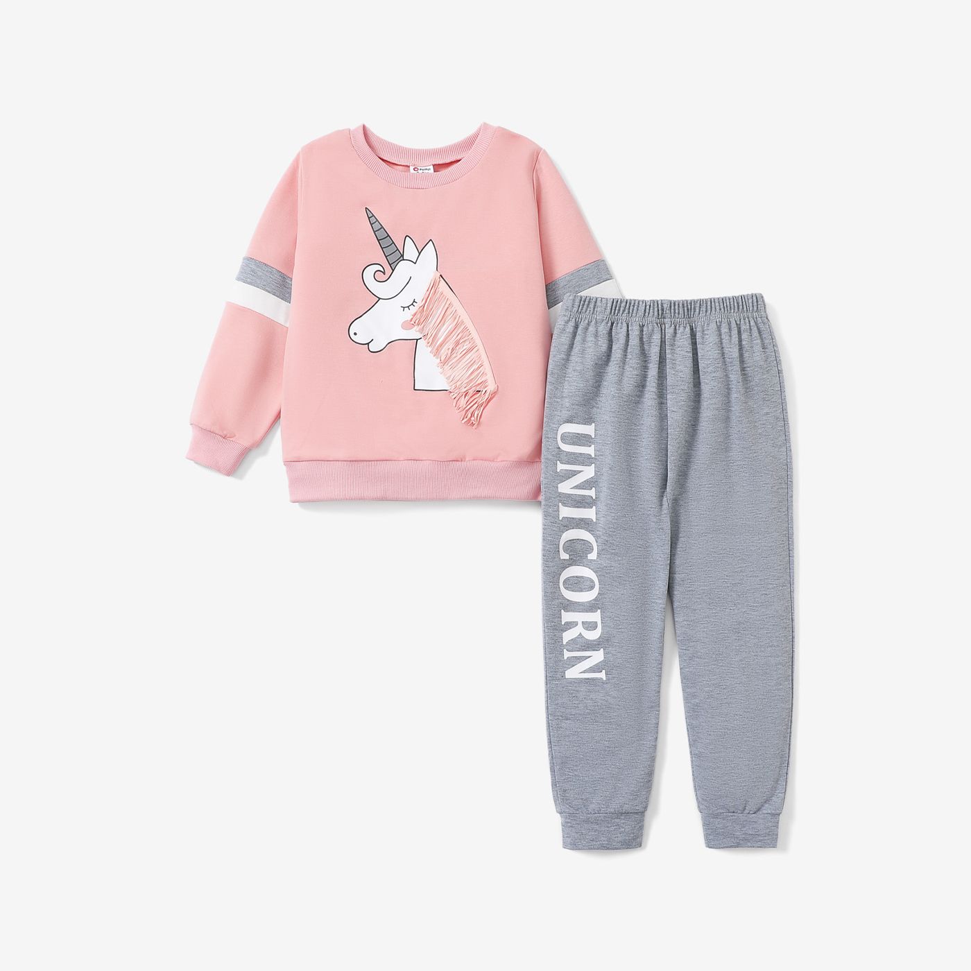 

2pcs Kid Girl Unicorn with Tassel Set