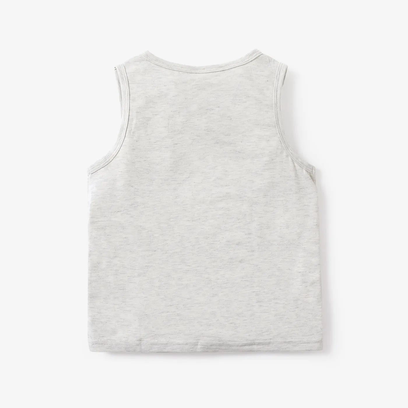 Kid Boy Simple Plain Tank Top  image 3