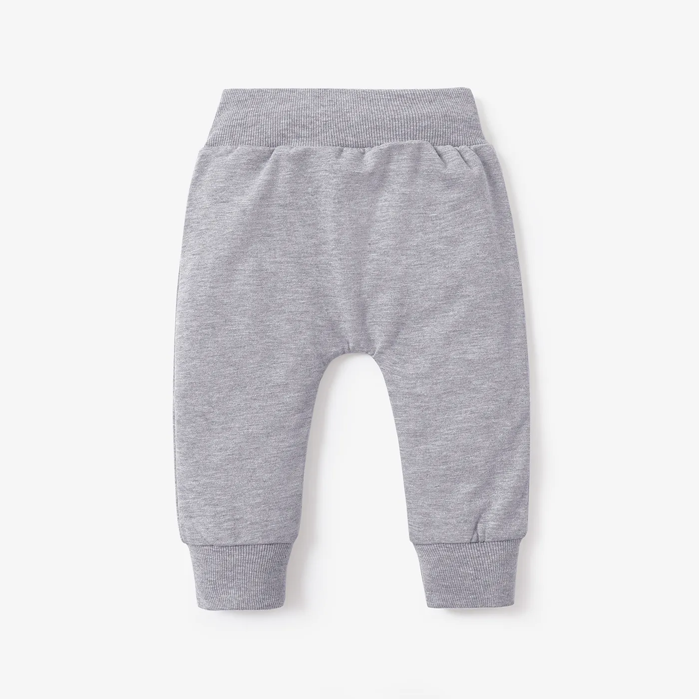Baby Boy/Girl Button Front Solid Sweatpants  image 4