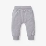 Baby Boy/Girl Button Front Solid Sweatpants  image 4